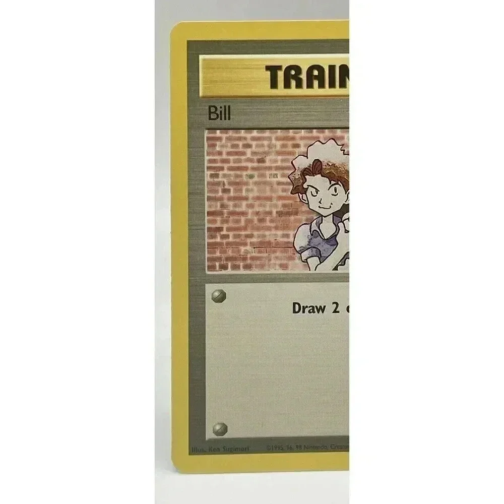 Bill 91/102 Pokemon Trainer Card Base Set WOTC Non Holo‎ Vintage 1999 LP